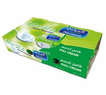 Almarai Plain Full Fat Yoghurt 170g Pack of 6pcs