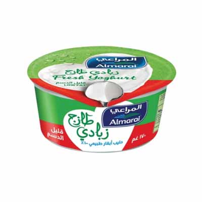 Almarai Plain Low Fat Yogurt 170g