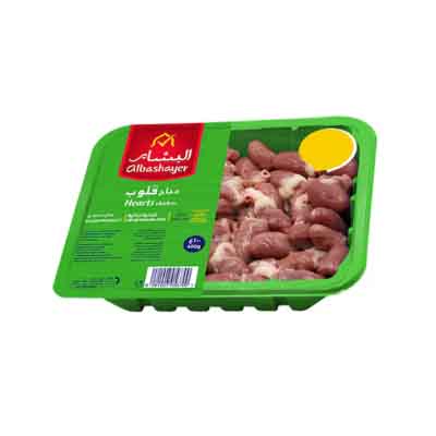 Albashayer Fresh Chicken Hearts 450g