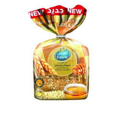 Lusine Bread Sliced Honey and Oat 300g