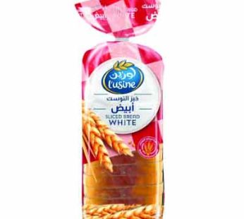 Lusine Sliced Bread White 600g