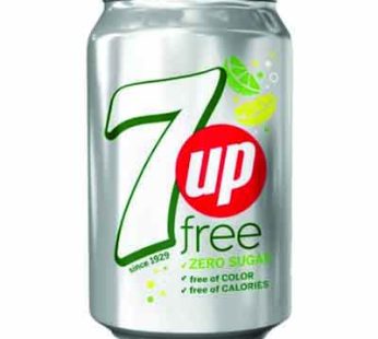 7UP ZERO SUGER Carbonated Soft Drink, Cans 330ml