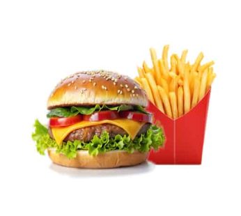 Chicken Berger with French Fry