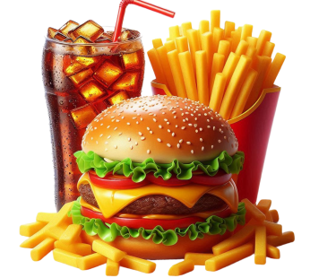 Chicken Berger with French Fry